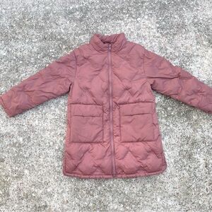 Zara Dusty Rose Quilted Jacket